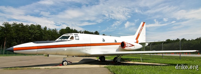 IMG_9746_800.jpg - This T-39D was a flying laboratory and was outfitted with an actual F/A-18 radome and APG-65 radar.