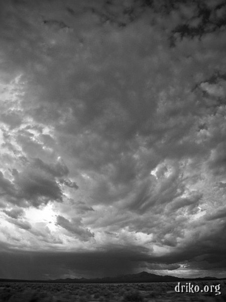 IMG_1974_800-2.jpg - Another view of some storm clouds moving through the Mojave Desert.  We barely outran the worst of this storm on the road from Las Vegas to China Lake, CA...