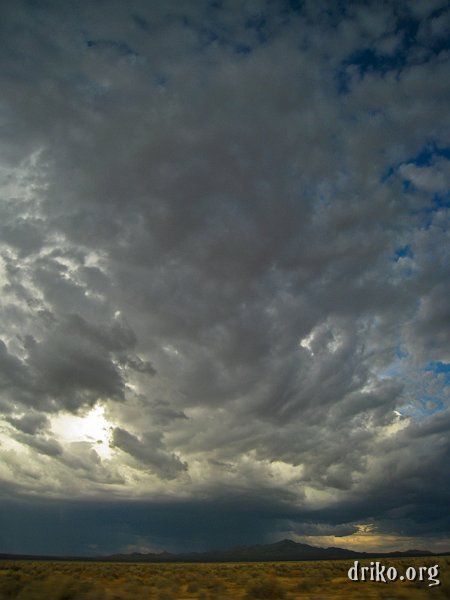 IMG_1974_800.jpg - Another view of some storm clouds moving through the Mojave Desert.  We barely outran the worst of this storm on the road from Las Vegas to China Lake, CA...