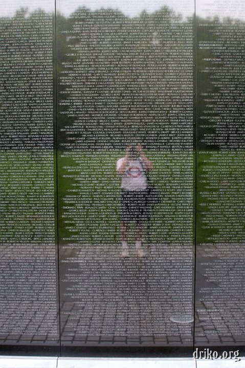 IMG_1057.JPG - Slightly eerie self-portrait at the Vietnam Veterans' Memorial